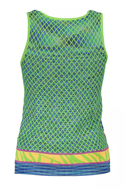 Green Cotton Women Top