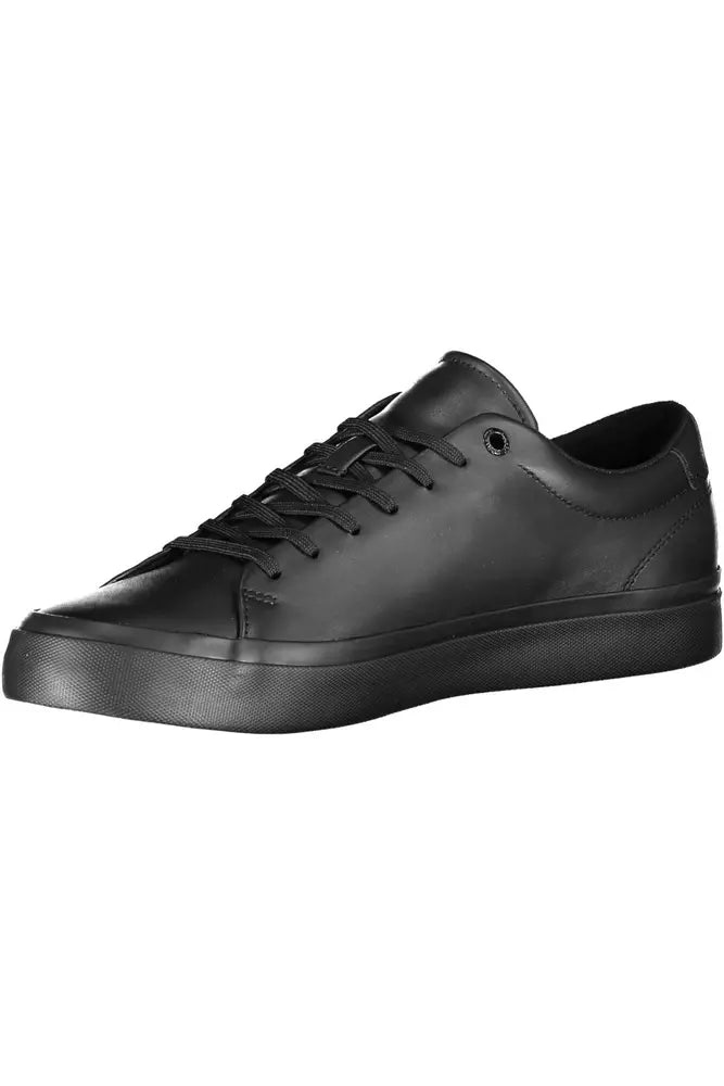 Sleek Black Eco-Friendly Sneakers