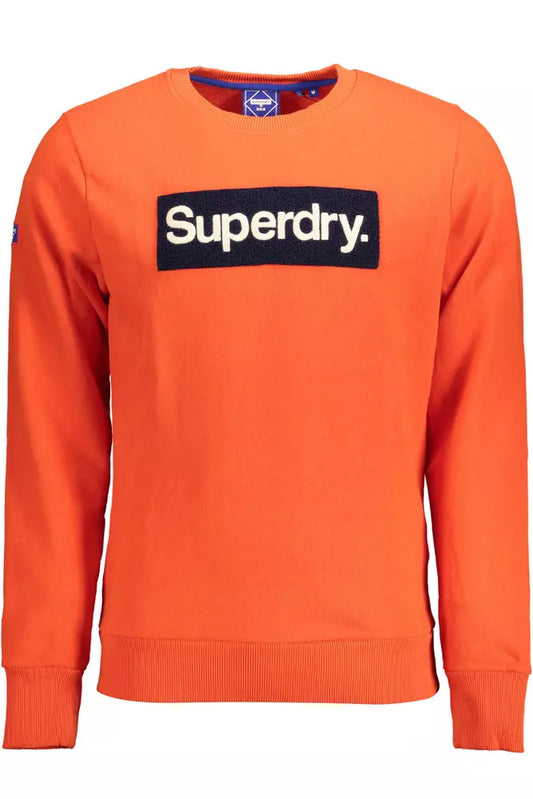 Vibrant Orange Embroidered Sweatshirt