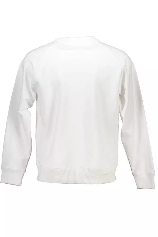 White Cotton Men Sweater