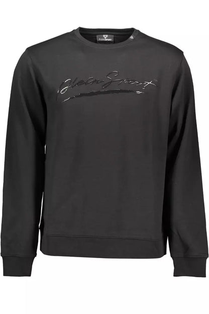 Sleek Black Designer Sweatshirt