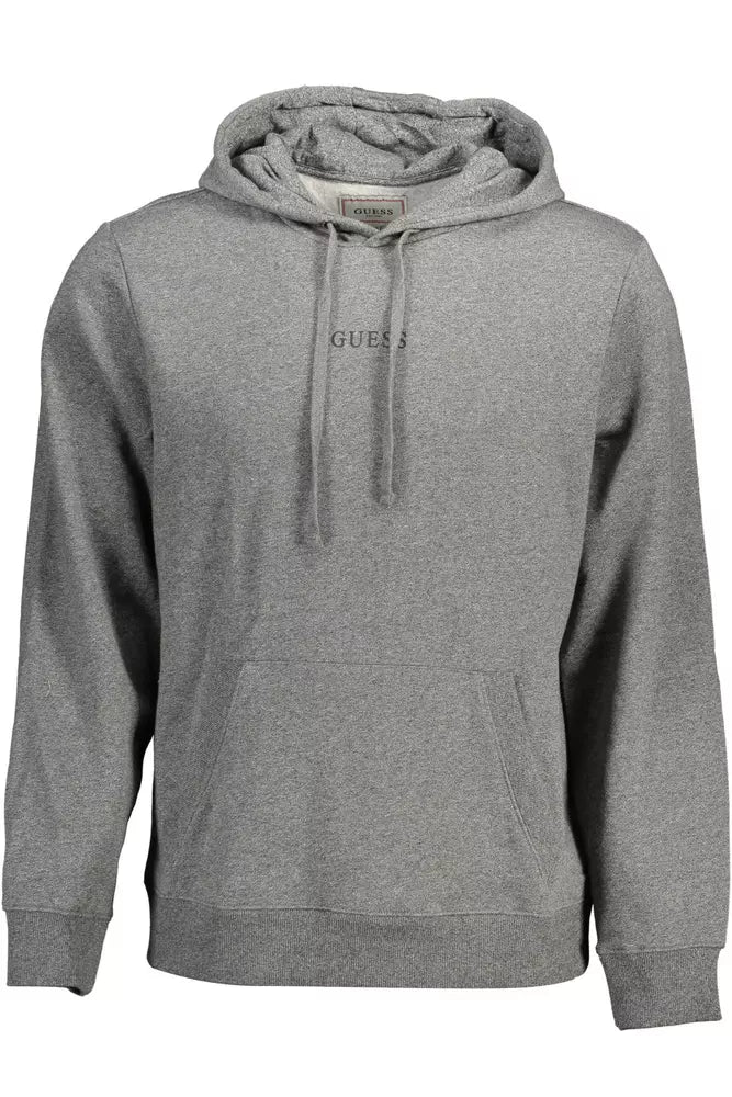 Organic Cotton Blend Hoodie With Logo Print