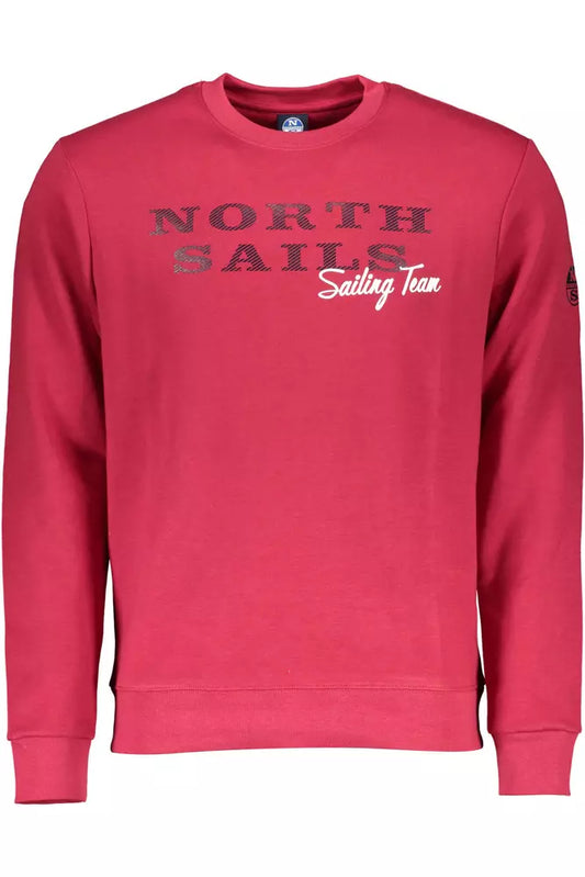 Pink Round Neck Logo Sweatshirt