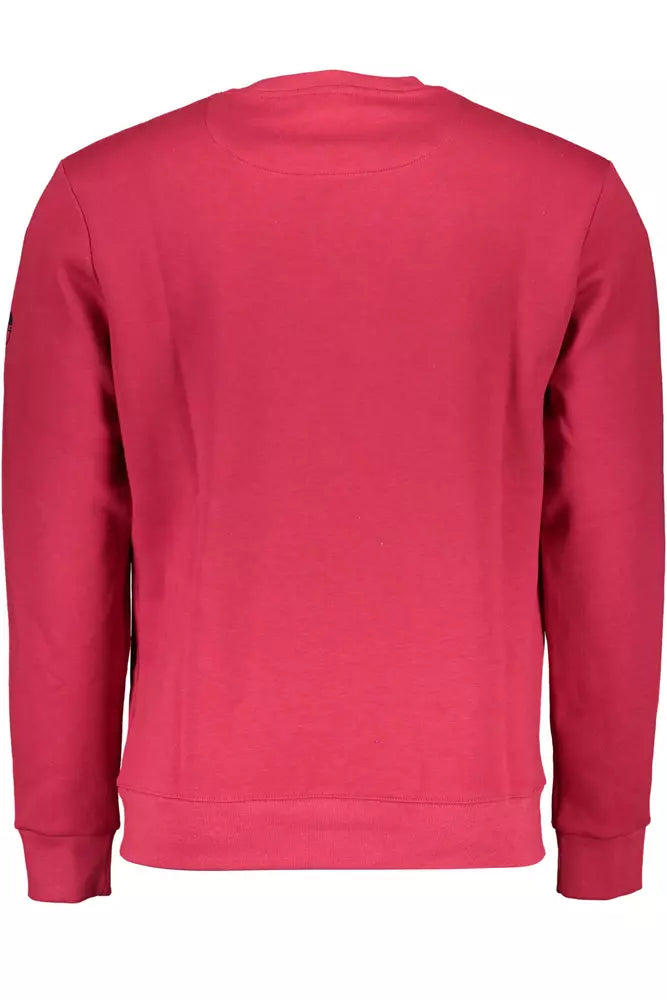 Pink Round Neck Logo Sweatshirt