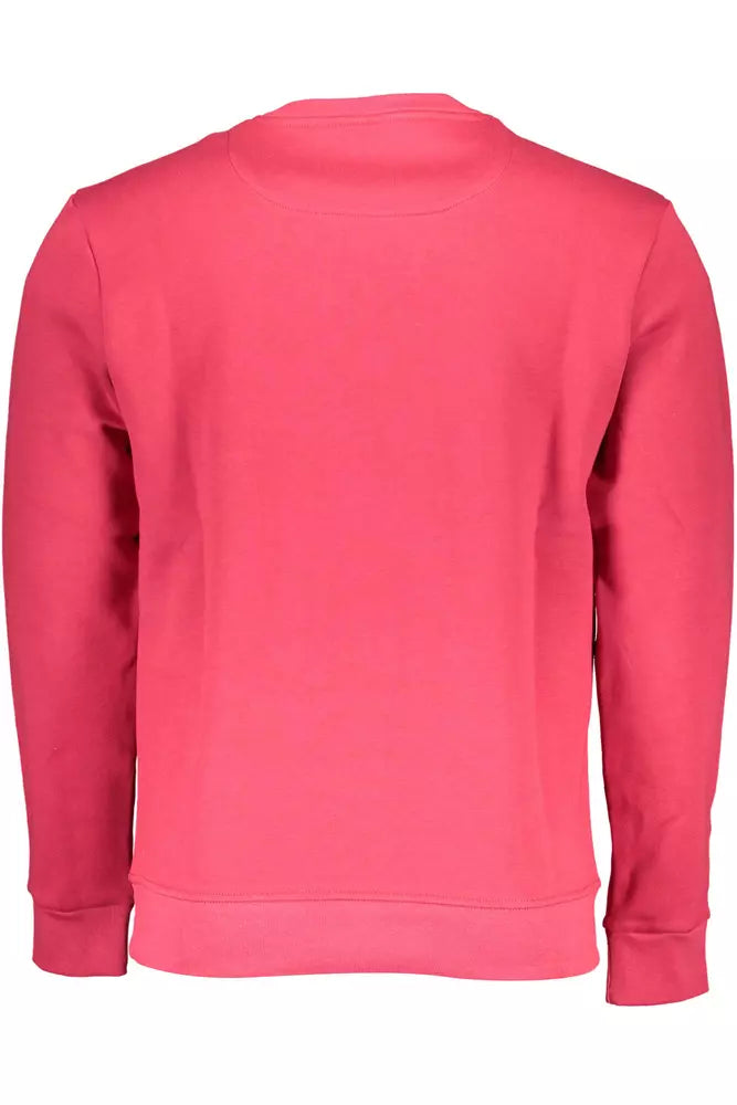 Red Cotton Men Sweater