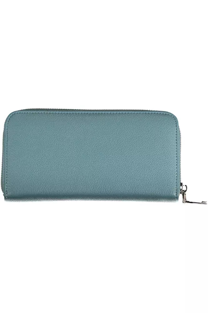 Blue Polyethylene Women Wallet