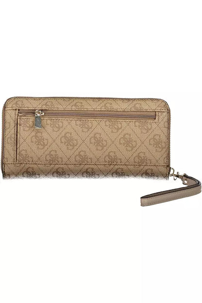 Chic Beige Designer Wallet with Ample Storage