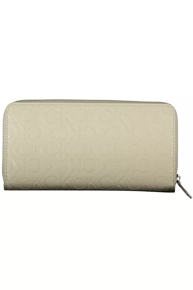 Elegant Beige RFID Wallet with Double Card Slots