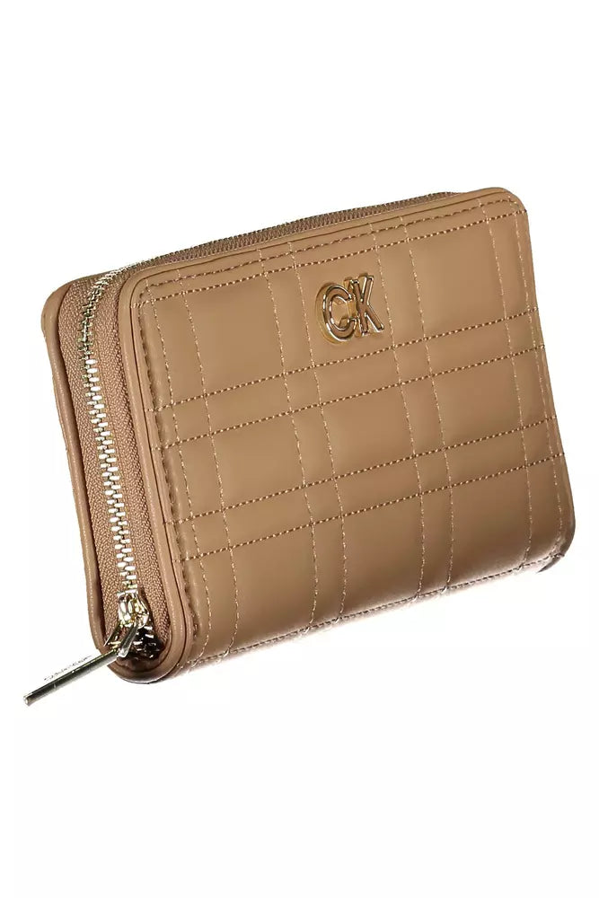 Beige Quintessential Wallet with RFID Block