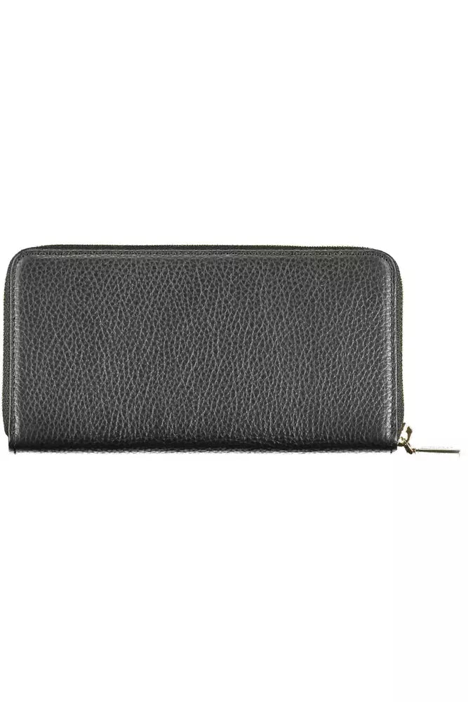 Black Leather Women Wallet