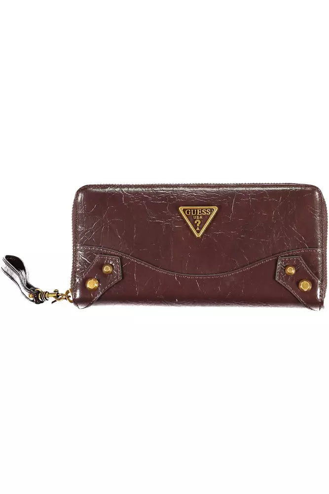 Elegant Brown Polyethylene Wallet