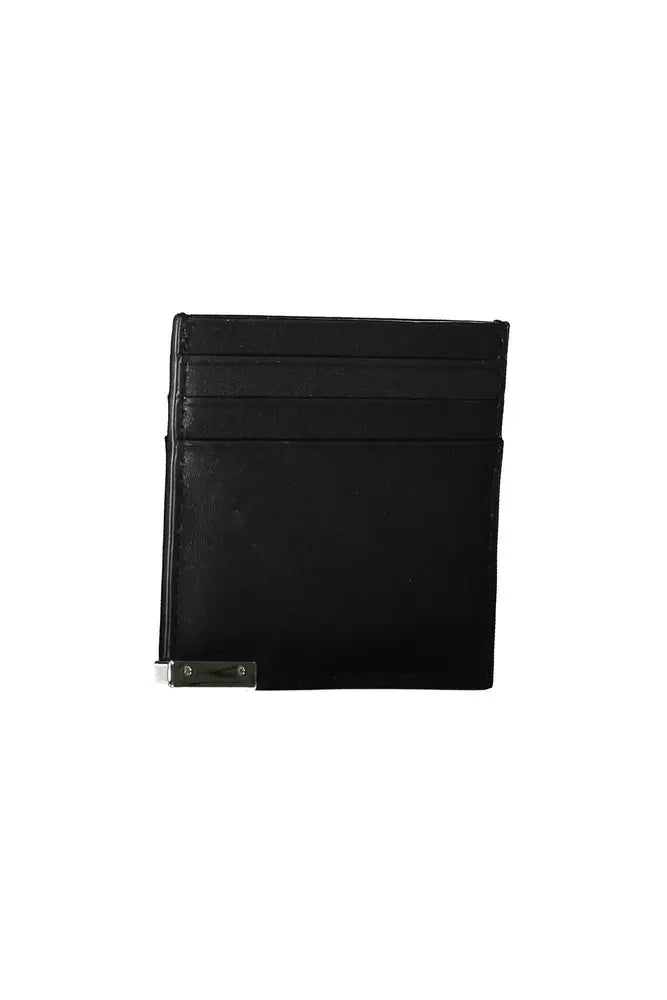 Sleek Black Polyethylene Cardholder