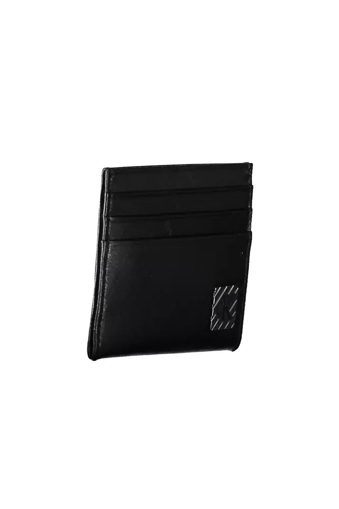 Sleek Black Leather Cardholder