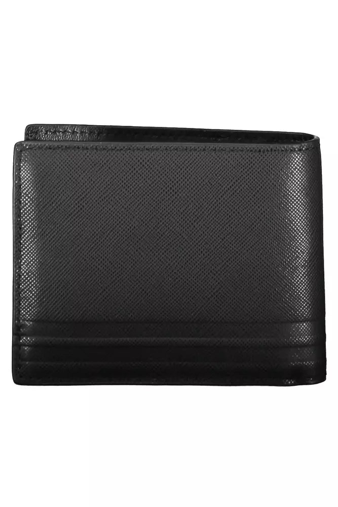 Elegant Black Leather Bifold Wallet