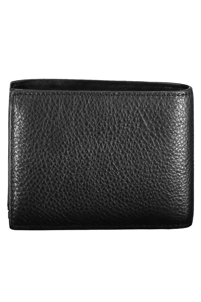 Sleek Black Leather RFID Wallet