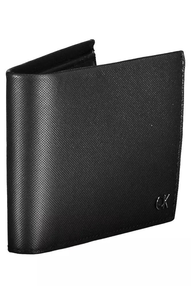 Sleek Black Leather Wallet with RFID Blocking