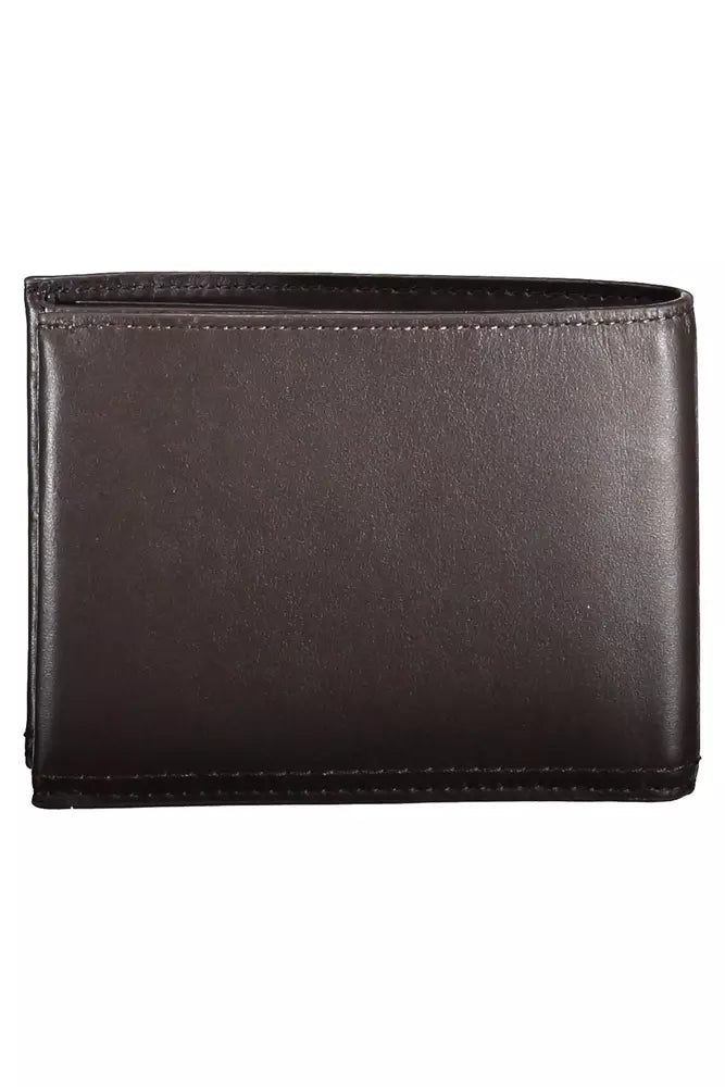 Elegant Leather Wallet with RFID Blocker