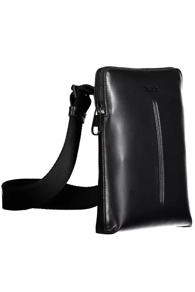 Sleek Contrasting Detail Shoulder Bag