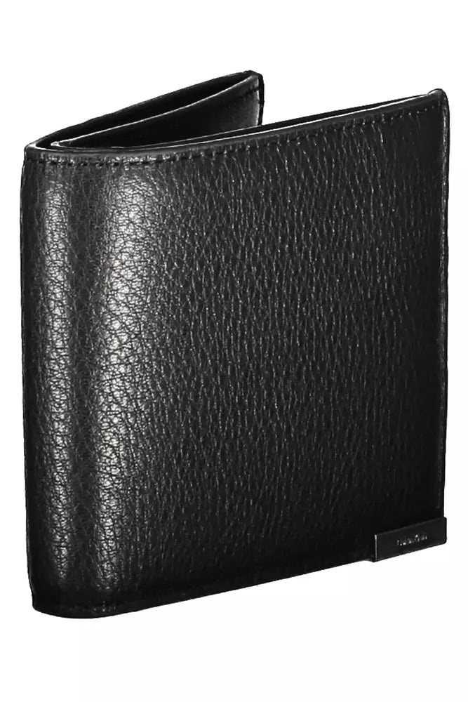 Elegant Leather Bi-Fold Wallet with RFID Block