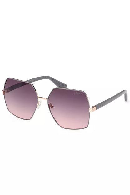 Pink Metal Women Sunglass