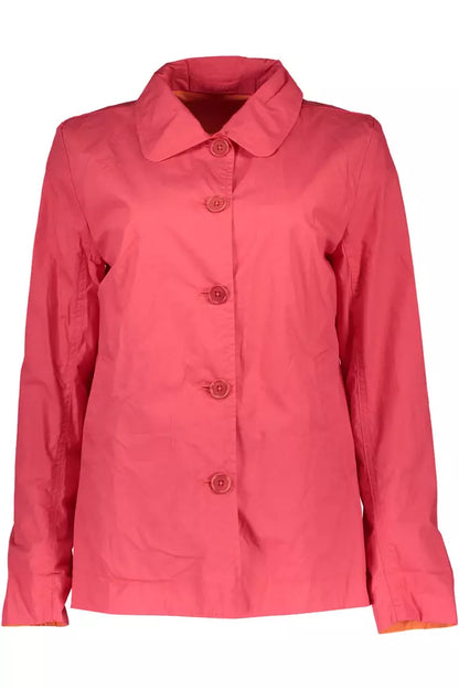 Chic Reversible Sports Jacket in Pink