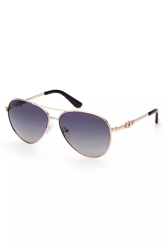 Chic Teardrop Metal Frame Sunglasses