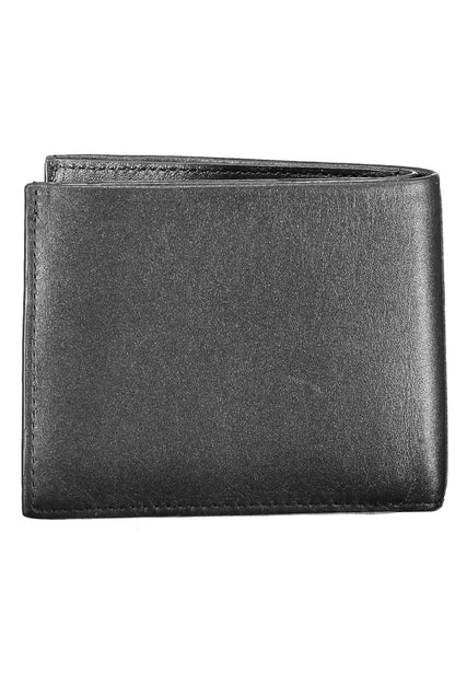 Black Leather Men Wallet