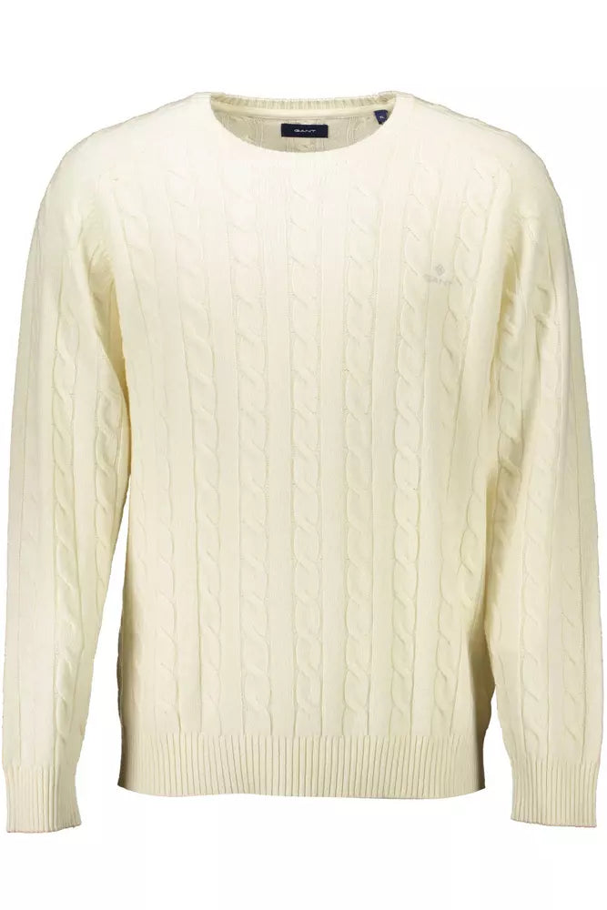 Elegant White Woolen Sweater