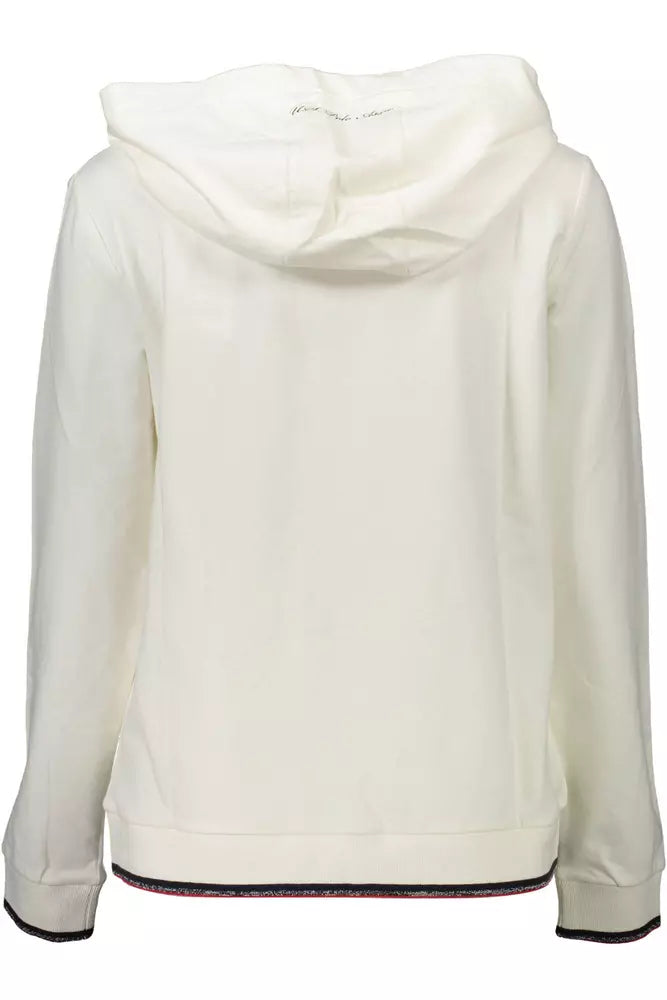 White Cotton Women Sweater