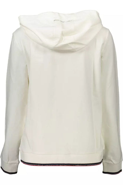 White Cotton Women Sweater