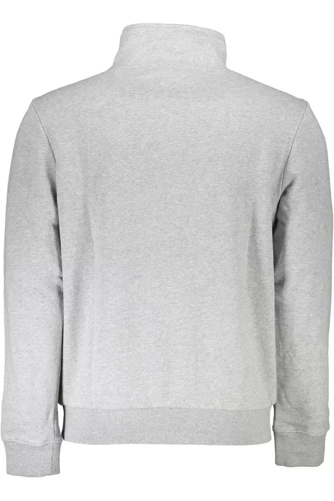 Gray Cotton Men Sweater