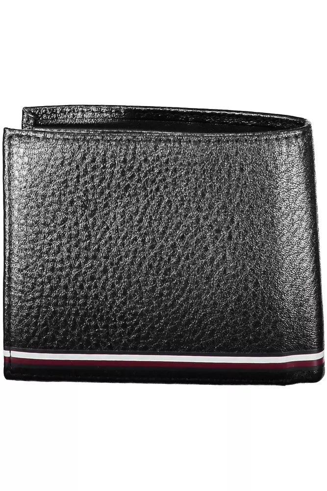 Elegant Black Leather Men's Wallet