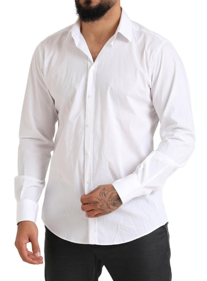 Elegant Slim Fit Cotton Dress Shirt