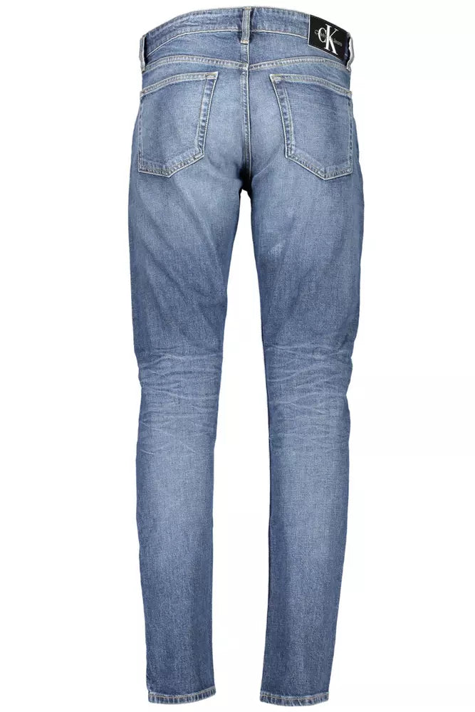 Blue Cotton Men Jeans