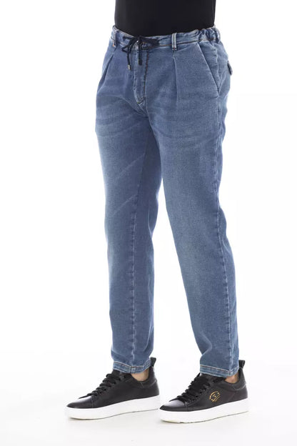 Blue Cotton Men Jeans