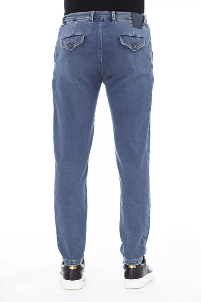 Blue Cotton Men Jeans