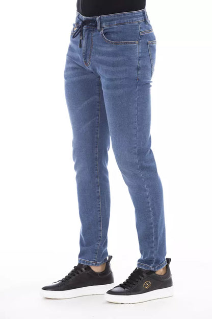 Blue Cotton Men Jeans