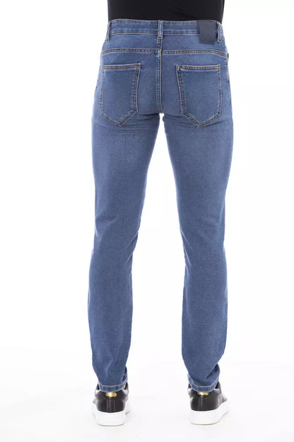 Blue Cotton Men Jeans