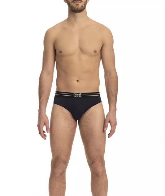 Blue Cotton Men Underwear