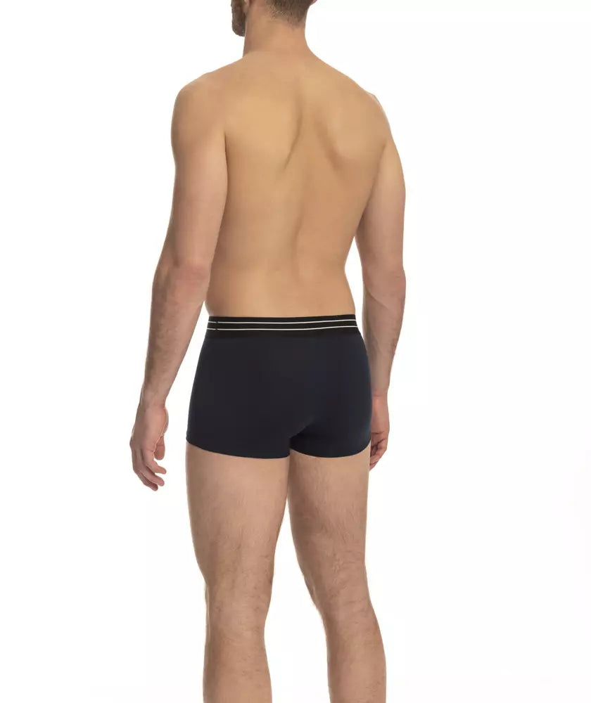 Black Cotton Men Underwear