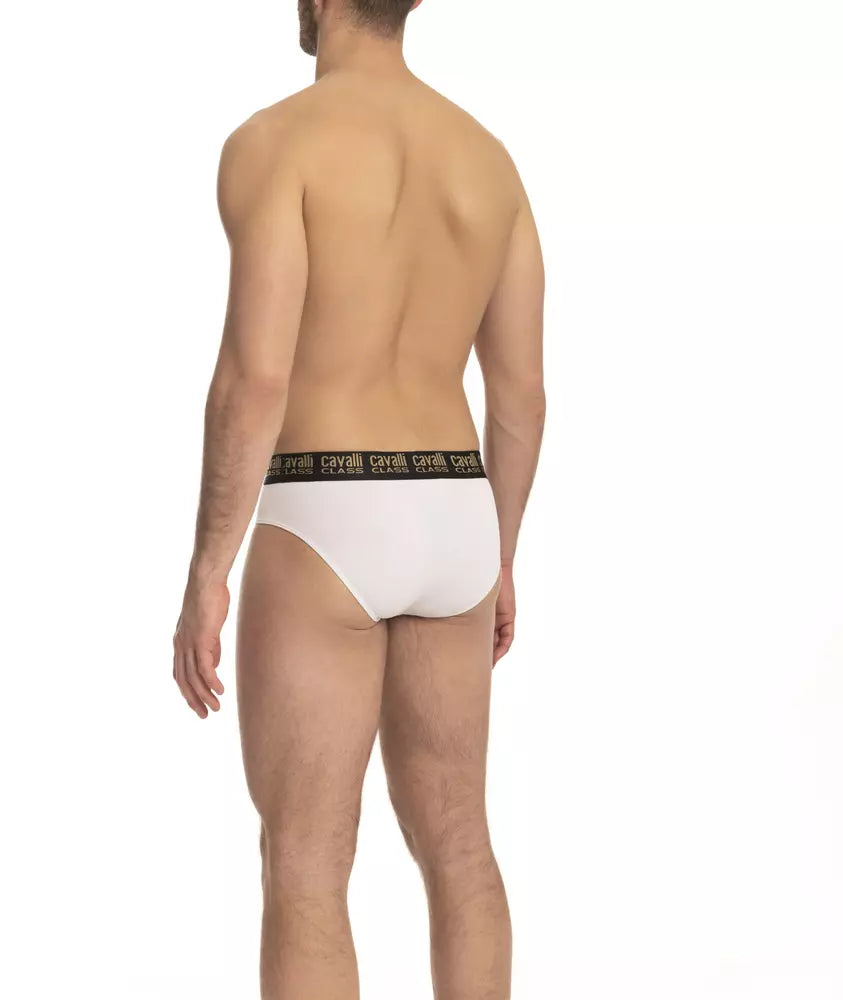 White Cotton Men Brief