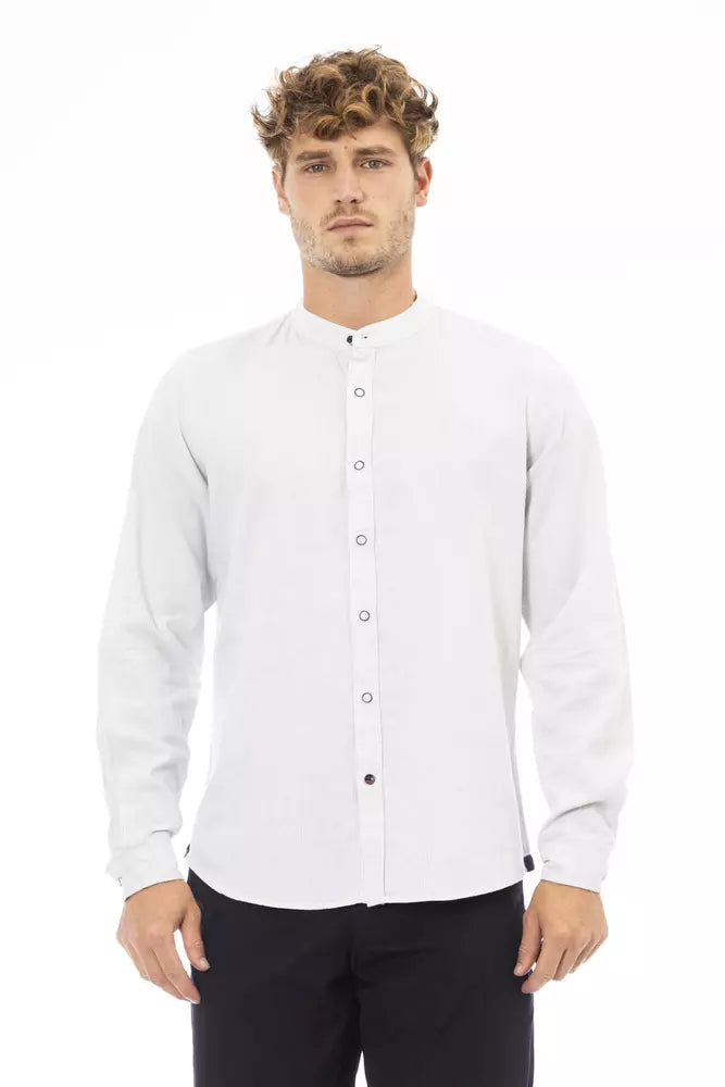 White Linen Men Shirt