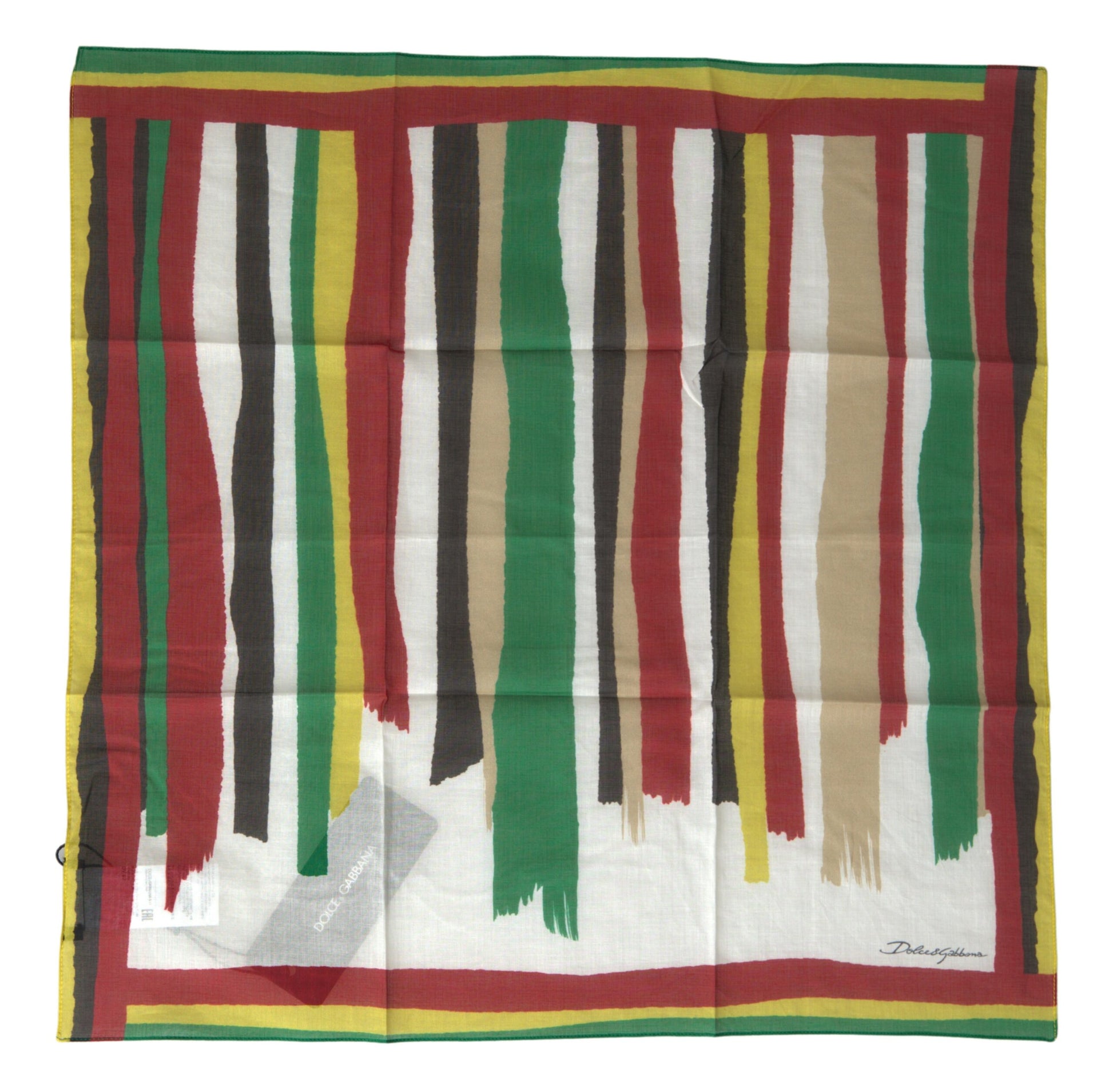 Elegant Multicolor Cotton Men's Scarf