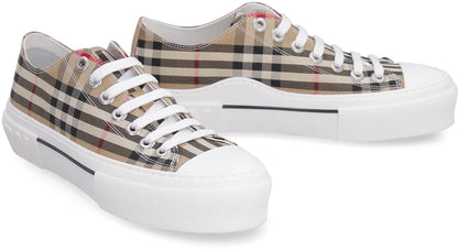 Archive Beige Italian Leather Sneakers