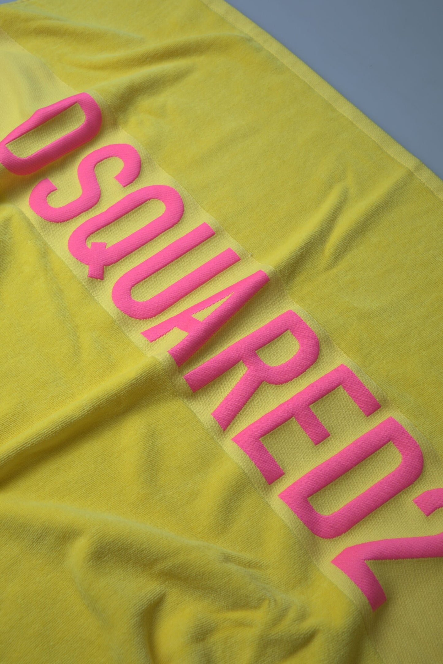 Sunshine Yellow Logo Beach Towel