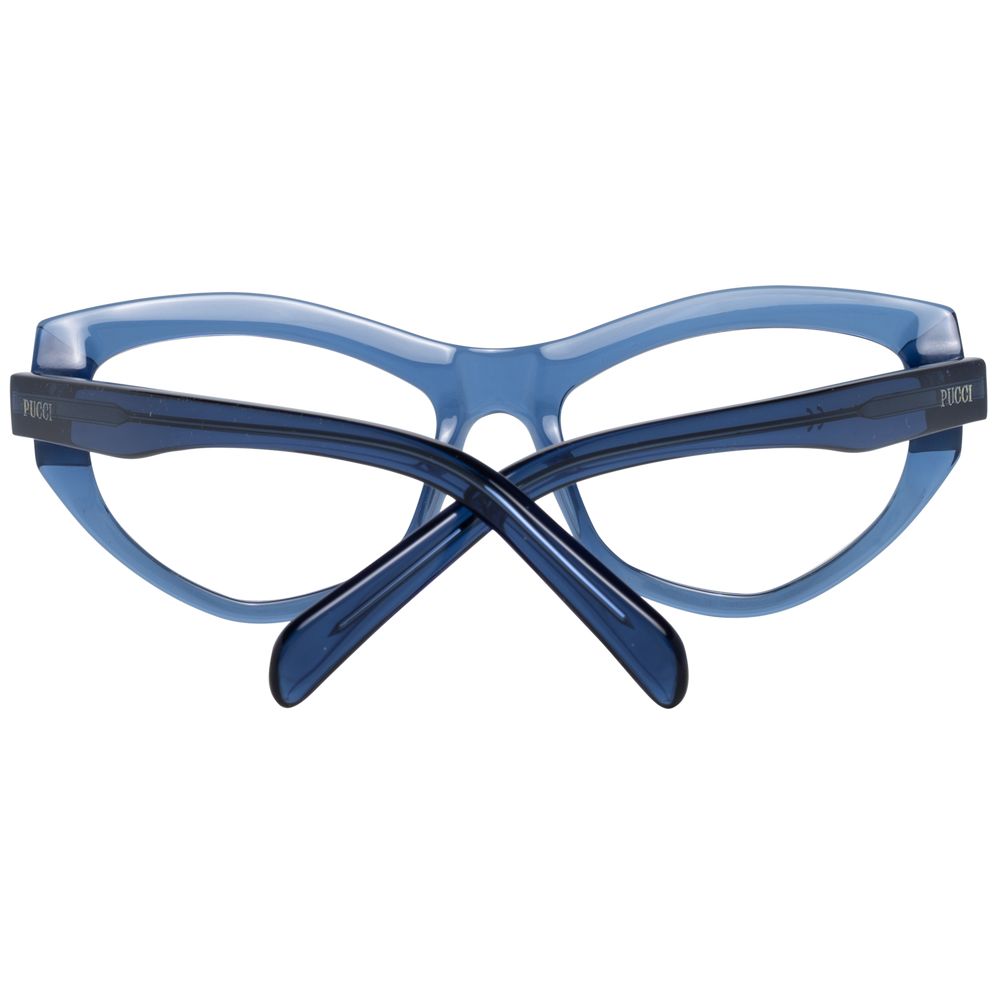 Elegant Blue Full-Rim Designer Eyewear