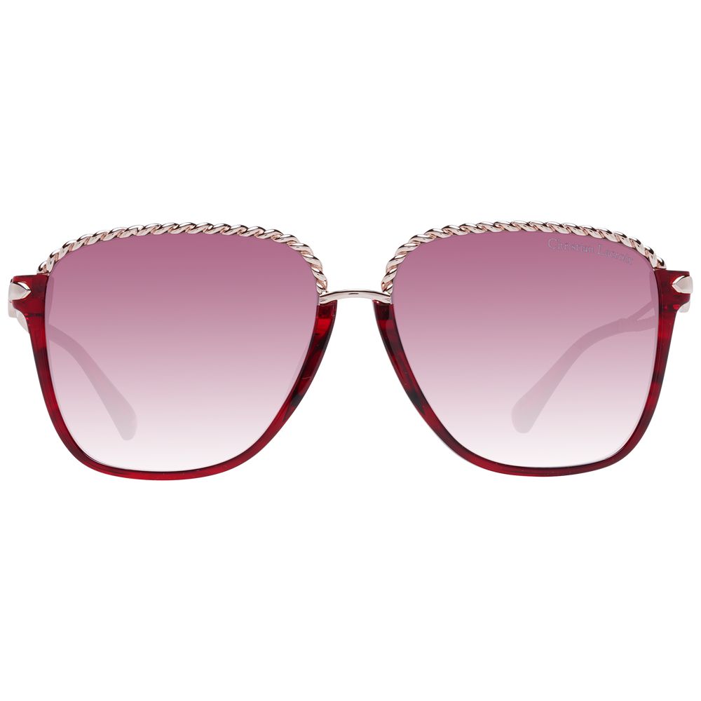 Burgundy Women Sunglasses