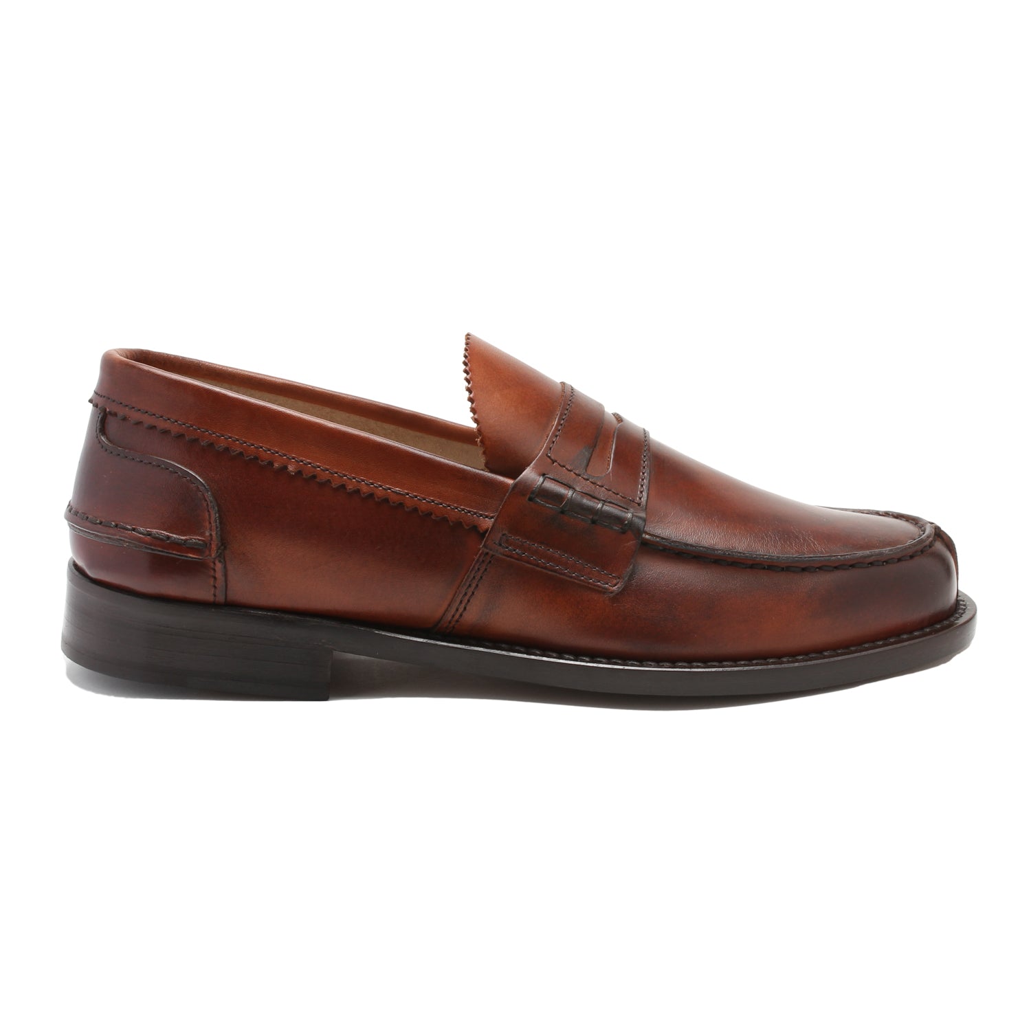 Elegant Natural Calf Leather Loafers