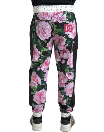 Elegant Multicolor Cotton Joggers