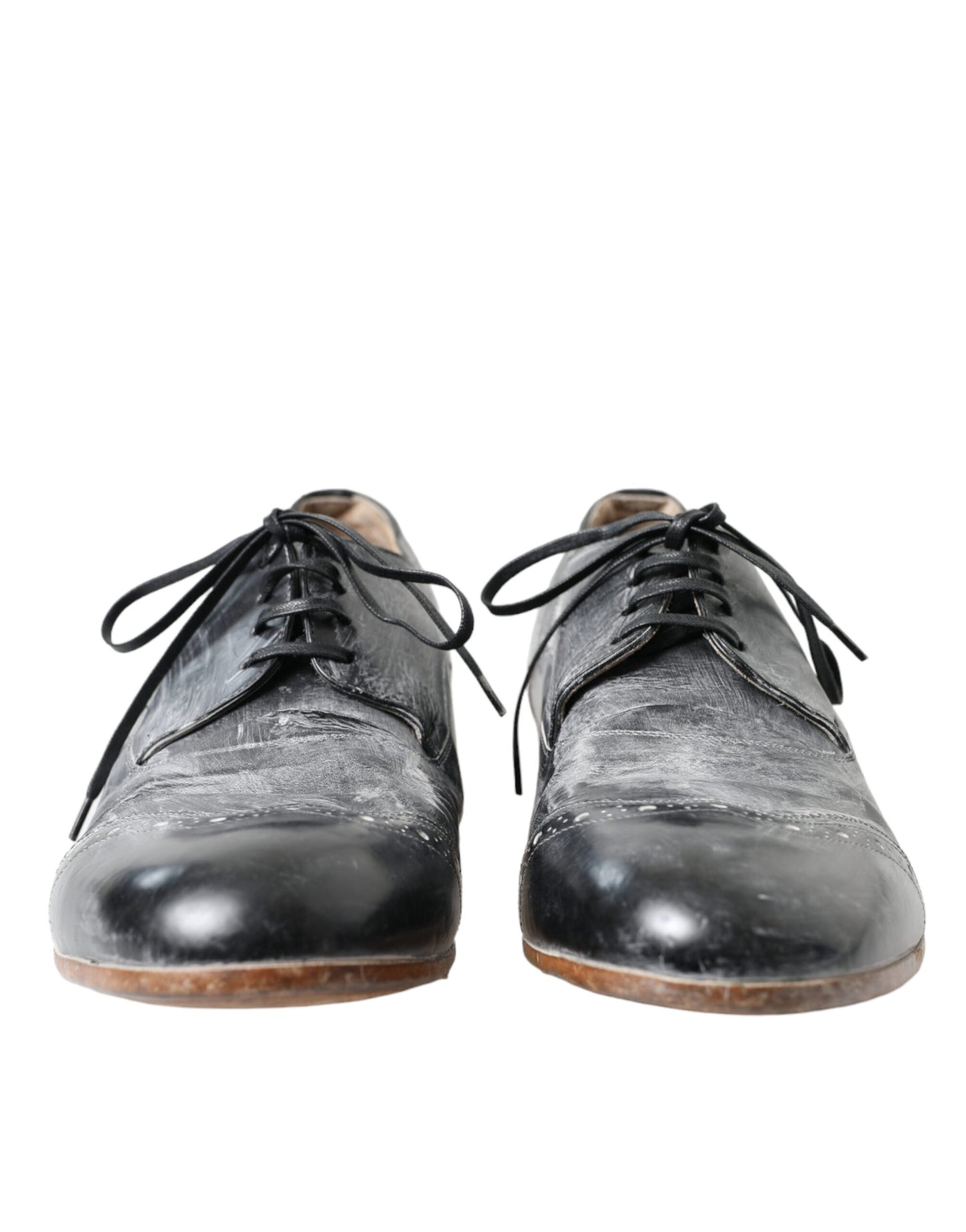 Elegant Leather Derby Dress Shoes